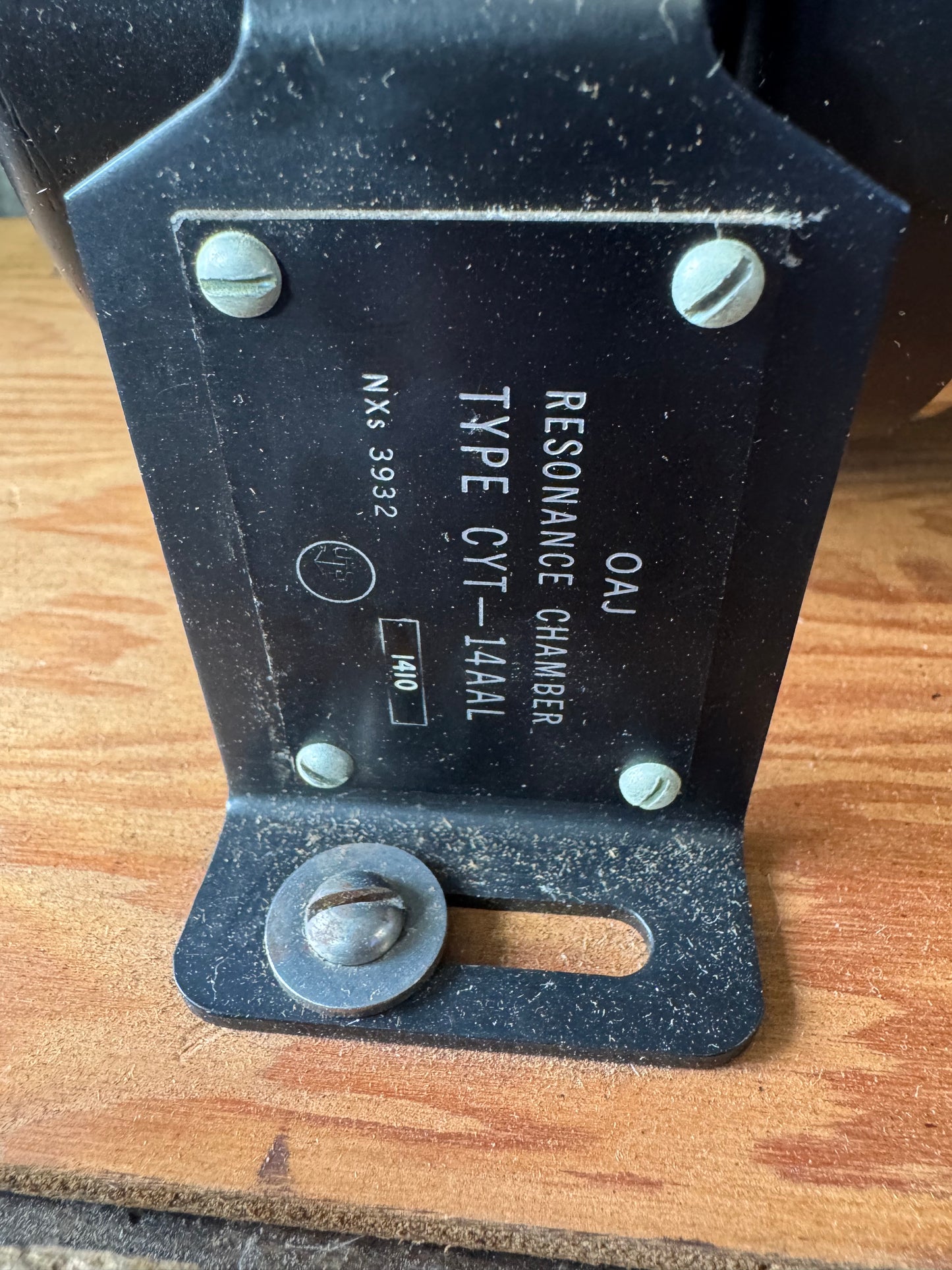 WWII-Era U.S. Military Radar Resonance Chamber Type CYT-14AAL – OAJ – NXS 3932