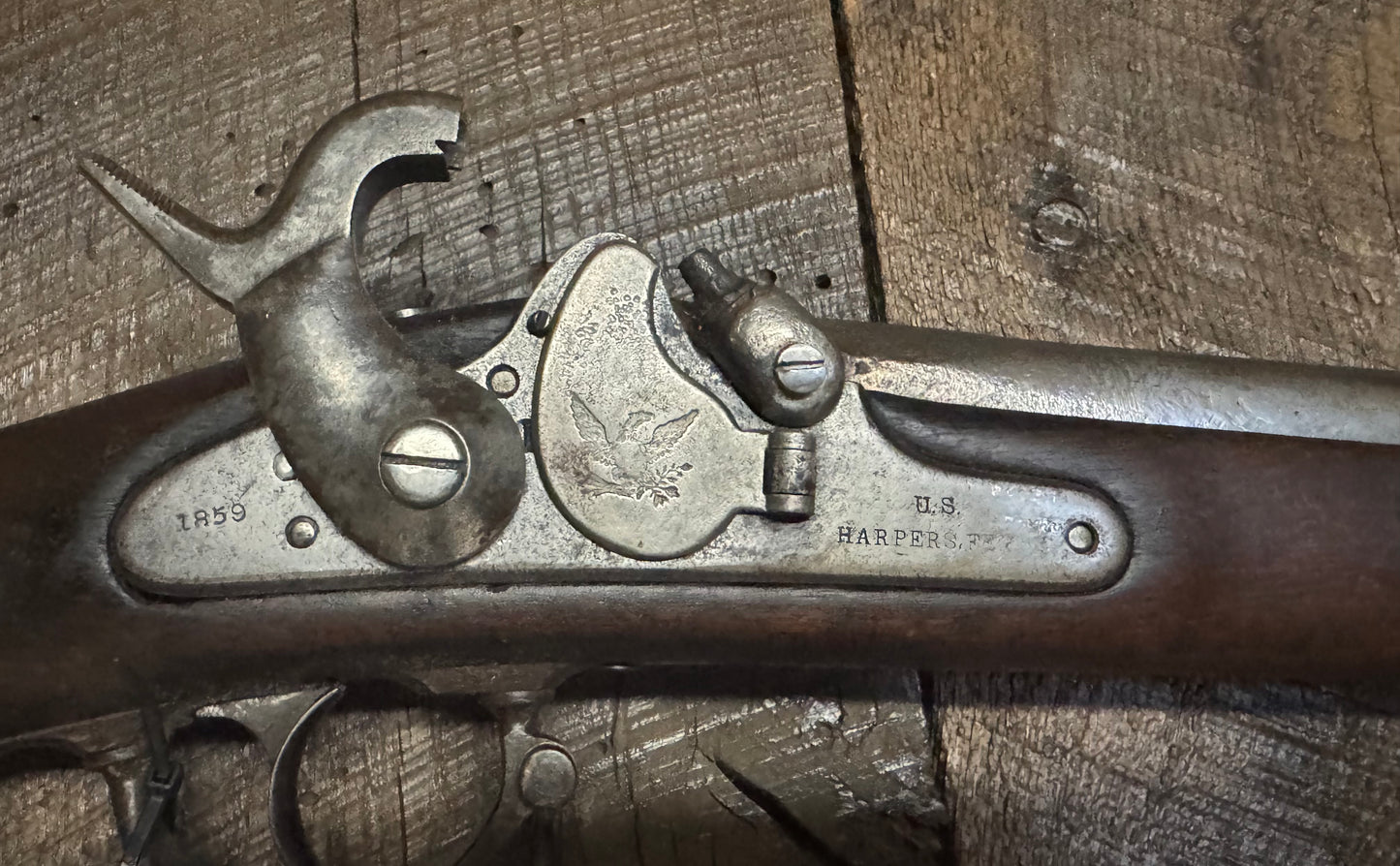 1859 Harper’s Ferry Rifle – Maynard Tape Primer