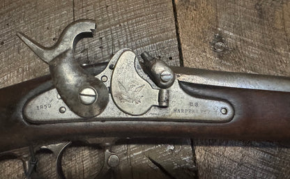 1859 Harper’s Ferry Rifle – Maynard Tape Primer