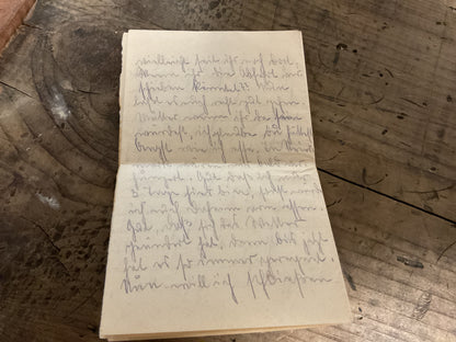 Original WWII German Feldpost Letter & Envelope-Zellendorf-Aug 1942