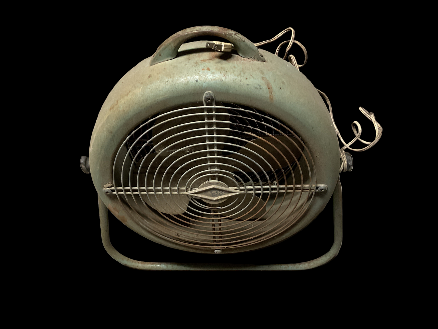 WWII Era Lasko Green Fan