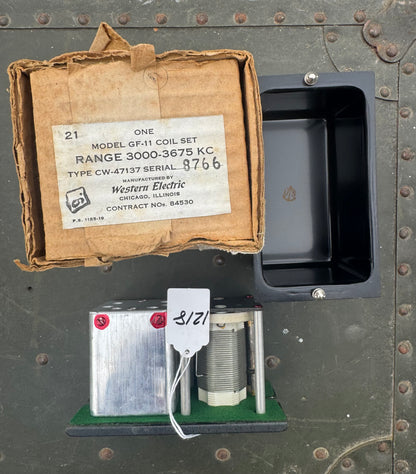 WWII/U.S. Navy GF-11 Coil Set & Container