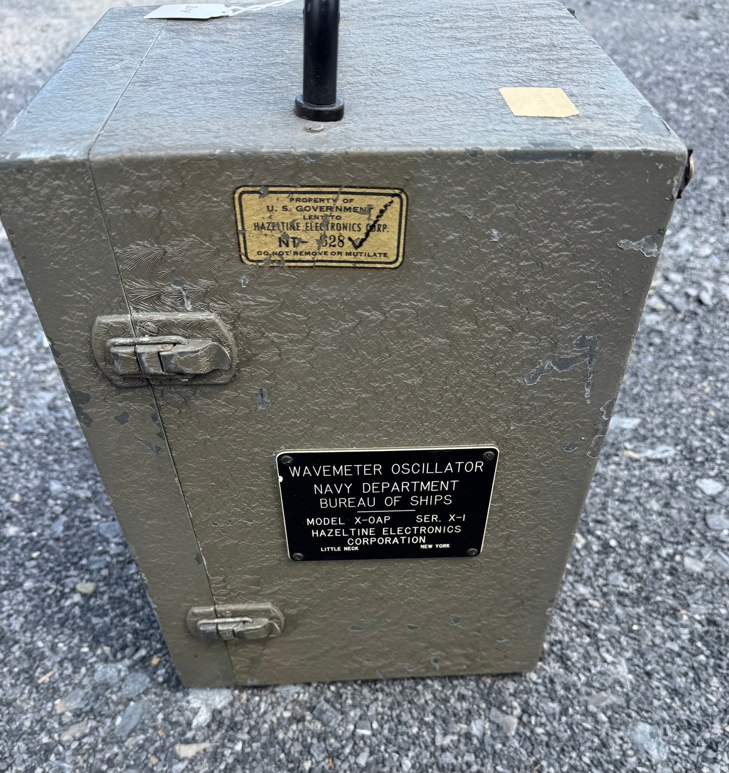 WWII-era U.S. Navy Bureau of Ships CHZ-X60ABN Wavemeter-Oscillator