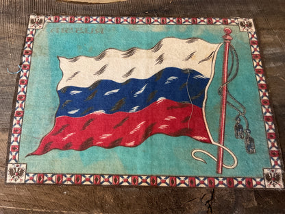 WWI Tobacco Felt Flag (approx 11x8)