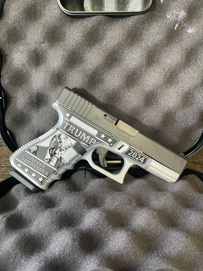 Glock 19 “Trump – Never Surrender” 2024 Commemorative – 9mm – Like New in Box