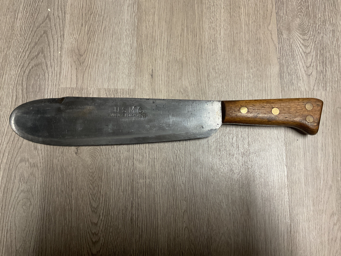 WWII USMC BOLO Machete with Original Sheath