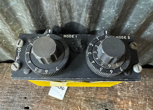 WWII IFF Mode Control Box – Aircraft Identification Friend or Foe (IFF) Control Unit