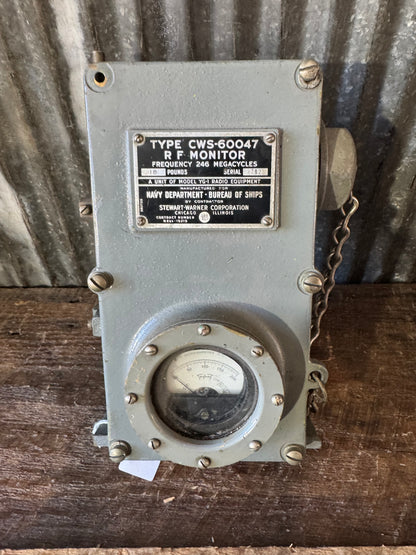 WWII U.S. Navy RF Monitor