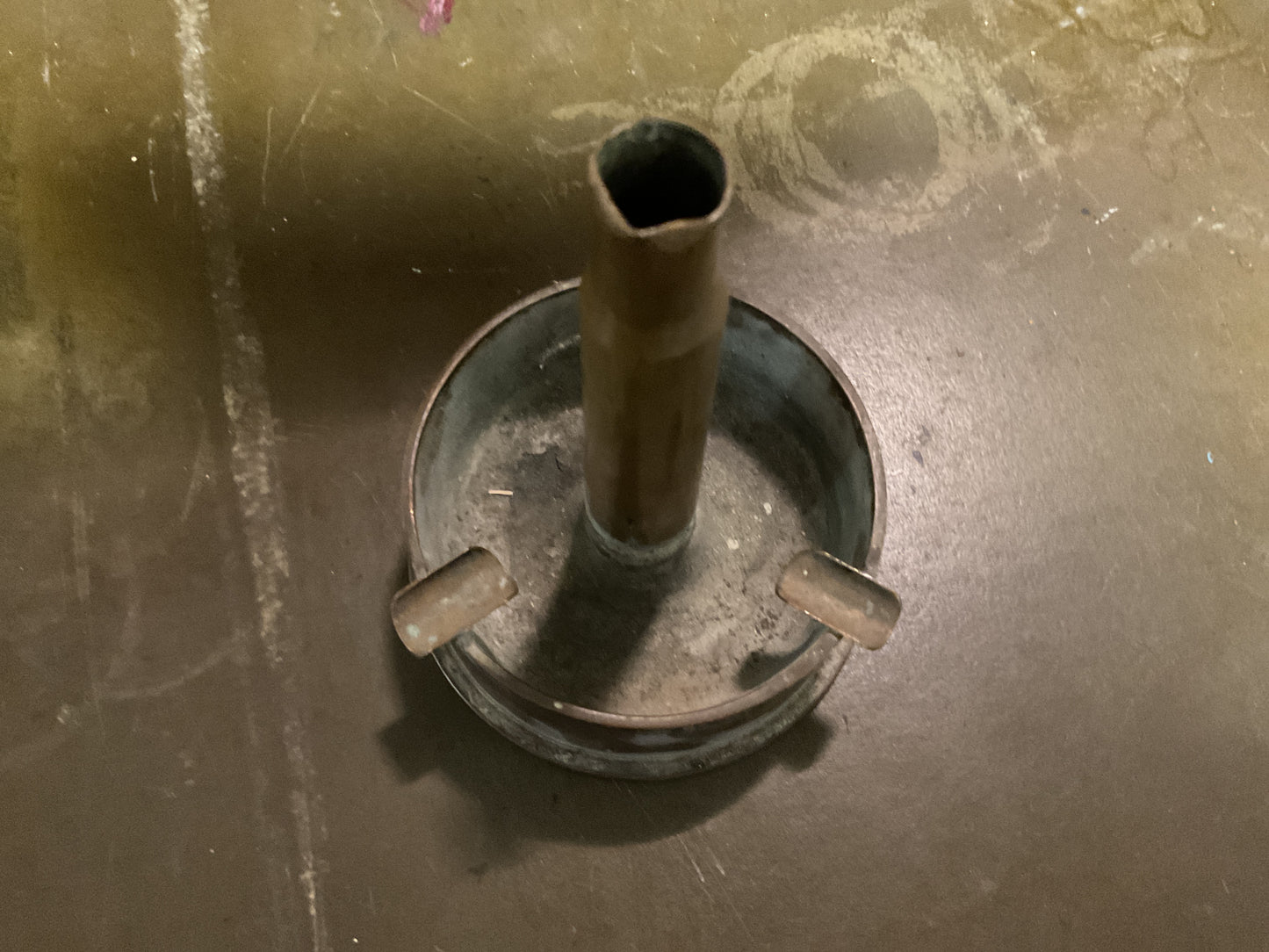 Brass Trench Art Ash Tray