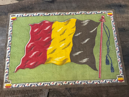 WWI Tobacco Felt Flag (approx 11x8)