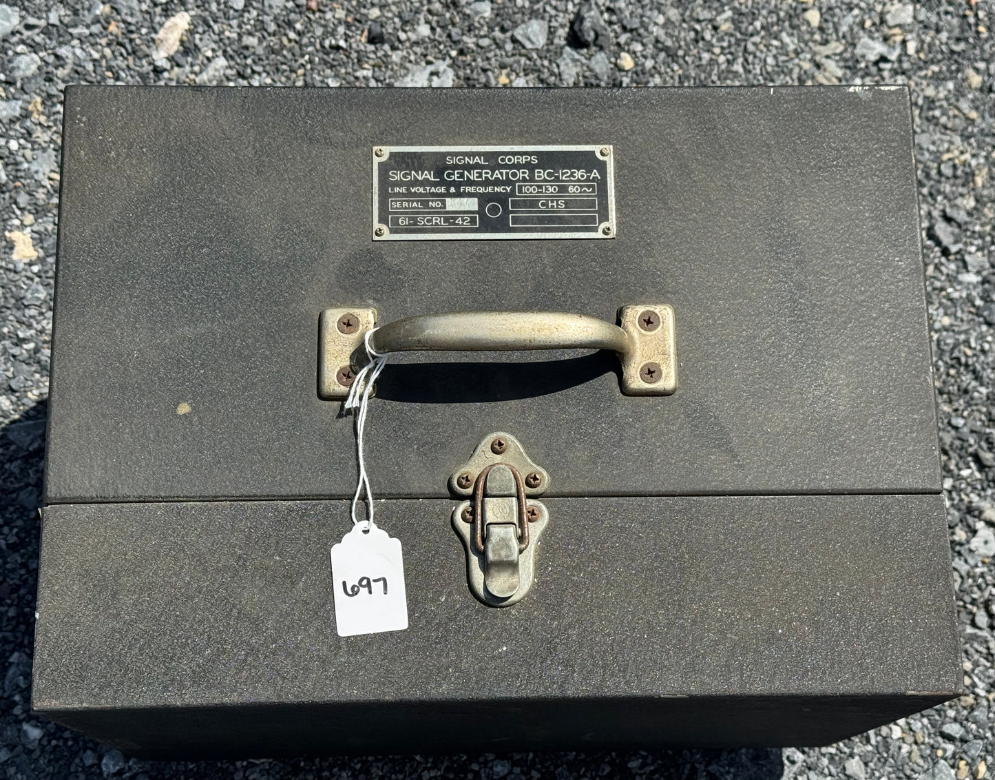WWII-era U.S. Army Signal Corps Signal Generator BC-1236-A