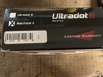 Ultradot 6 Series Matchdot II Red Dot Sight-Original Box 25mm Competition Optic
