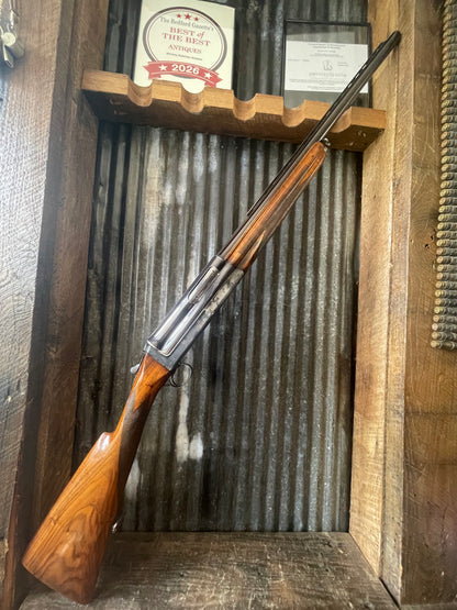 Exceptional 1950s Cosmi Brevettato Special-Order 12 Gauge – Three-Barrel Set – Case-Hardened Receiver – English Straight-Hand Stock – Original Fitted Case – Robert Foman Provenance