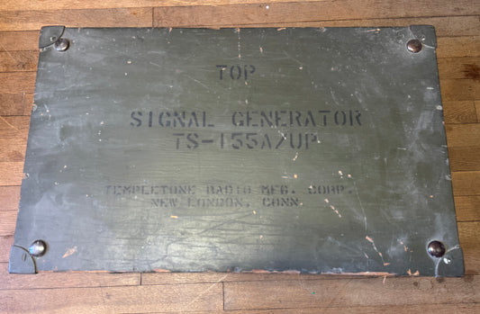 WWII U.S. Army Signal Corps TS-155A/UP Signal Generator