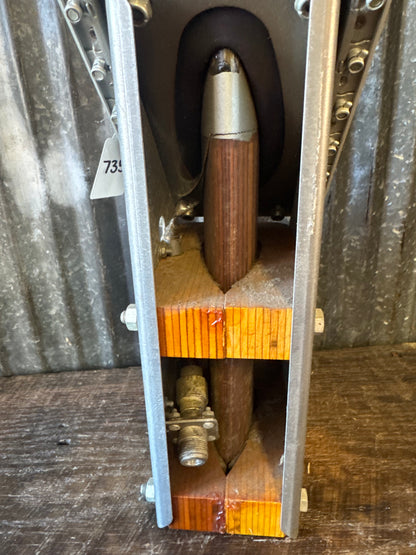 WWII U.S. Aircraft Radio Antenna Mast Assembly – Complete w/ Base & Internal Tuning Unit