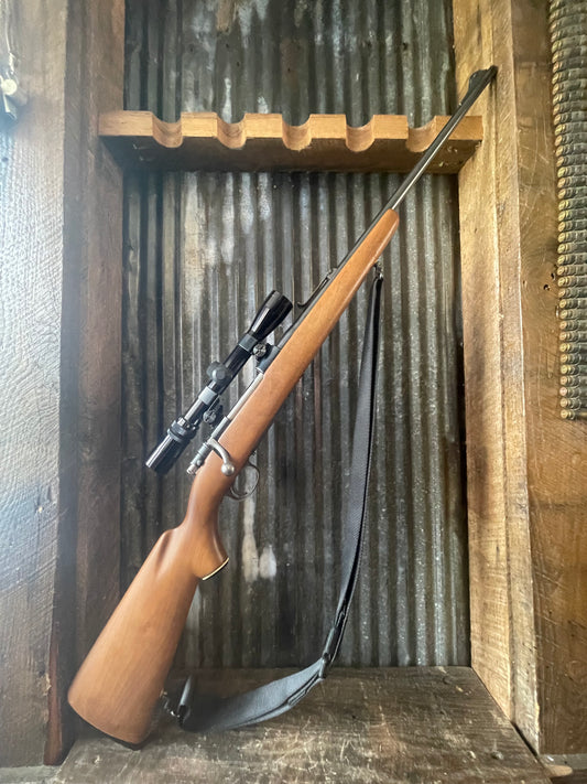 J.C. Higgins Model 50 Bolt-Action Rifle – .30-06 Springfield – FN Mauser Action – Bushnell Sportview Scope