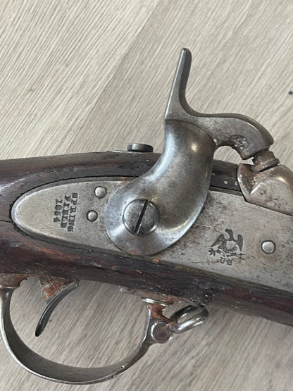 U.S. Springfield Model 1842 Musket – .69 Caliber – 1854 Dated Lock Plate