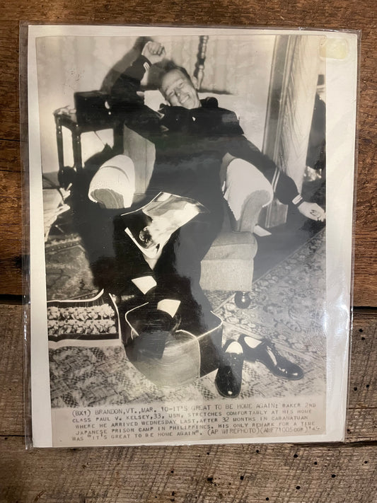 WWII Original Associated Press Photo 8x11