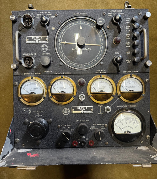 WWII U.S. Army Air Forces BC-713-B / BC-714-B Radio Compass Test Set