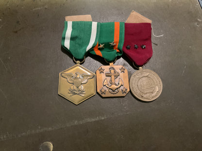 U.S. Navy Medal Trio