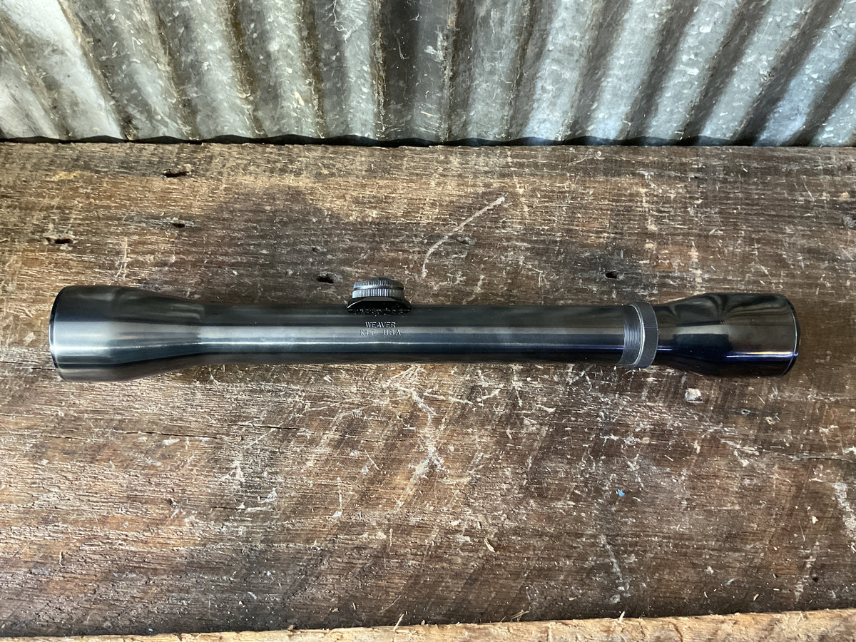 Vintage Weaver K4-F 4x Rifle Scope-Made in USA