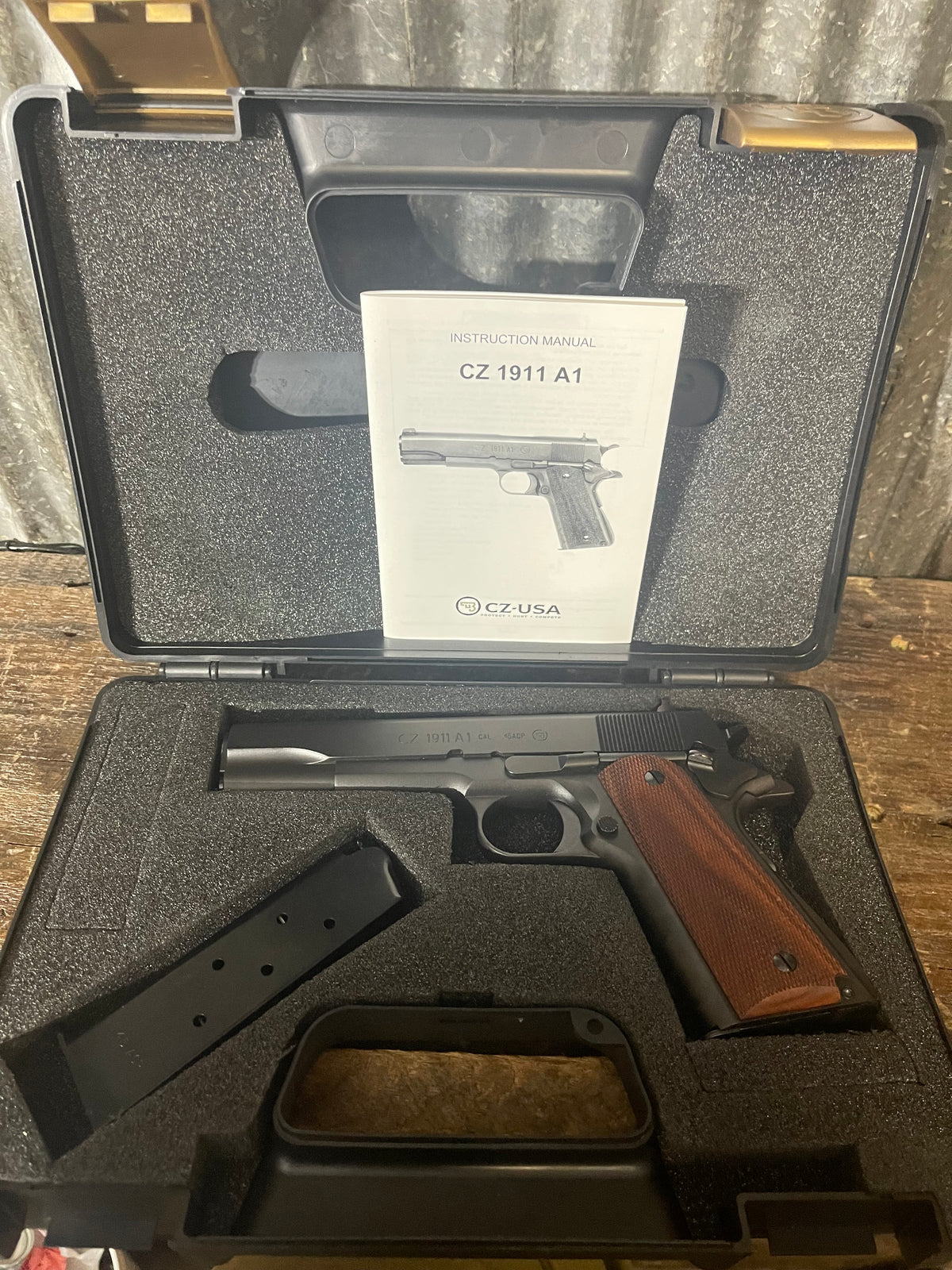 2015 CZ-USA 1911 A1 .45 ACP – Limited Production – New Old Stock – Unfired – Original Case – 2 Magazines