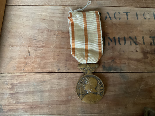 French WWI First & Second Battle of the Marine Award