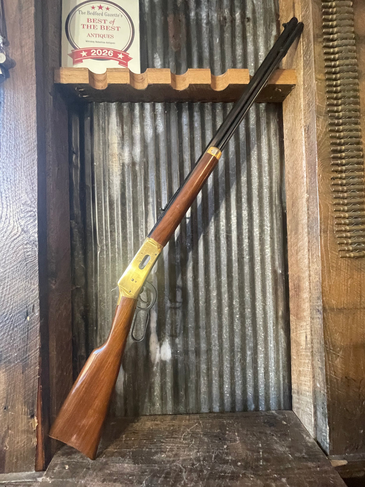 Winchester Model 94 Centennial 1866–1966 .30-30 Winchester Lever Action Rifle – Brass Receiver – 26” Octagon Barrel