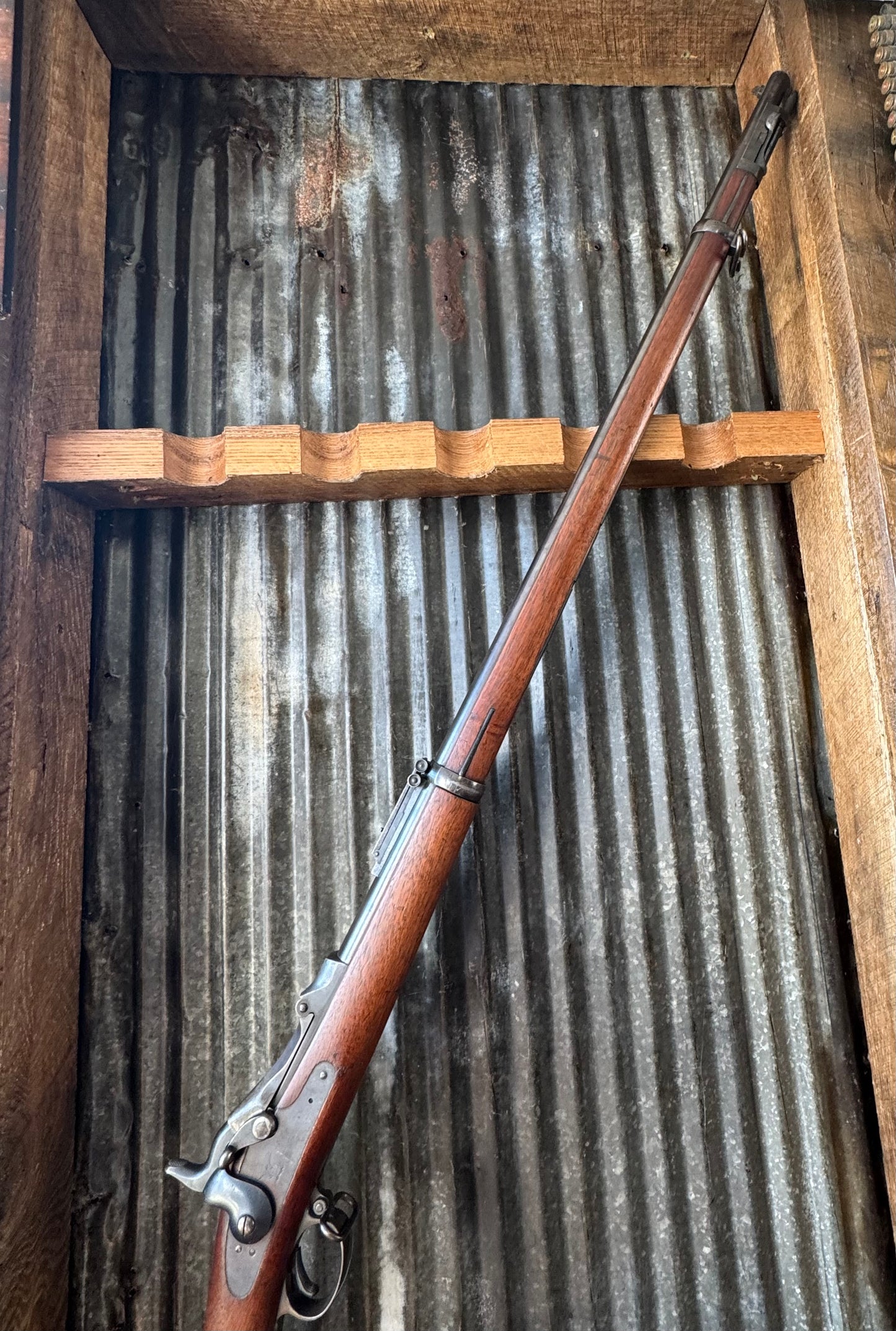 U.S. SPRINGFIELD MODEL 1884

Rod Bayonet (1888 Pattern) Trapdoor Rifle