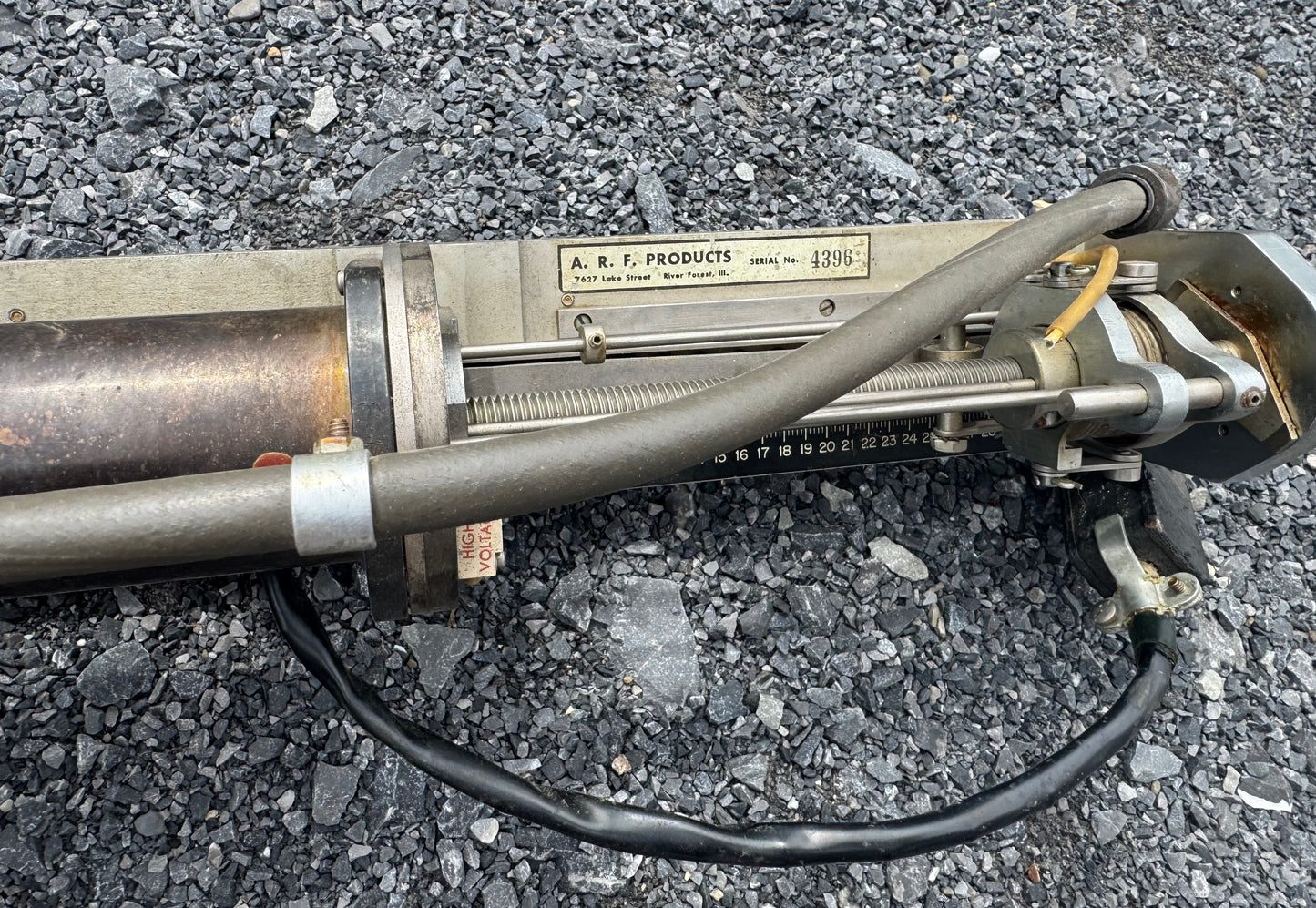 Vintage A.R.F. Products High Voltage RF Tuning Assembly