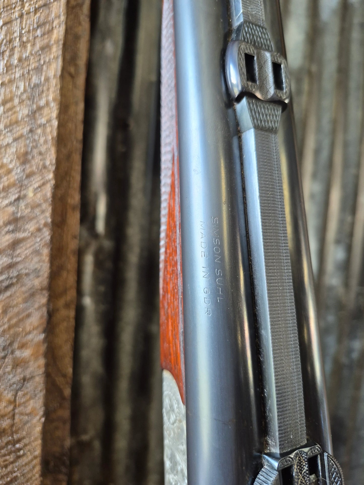 Simson, Suhl 16ga sxs 7x57R under. Made in GDR