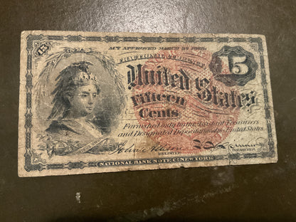 Civil War Fractional Currency Note 1863