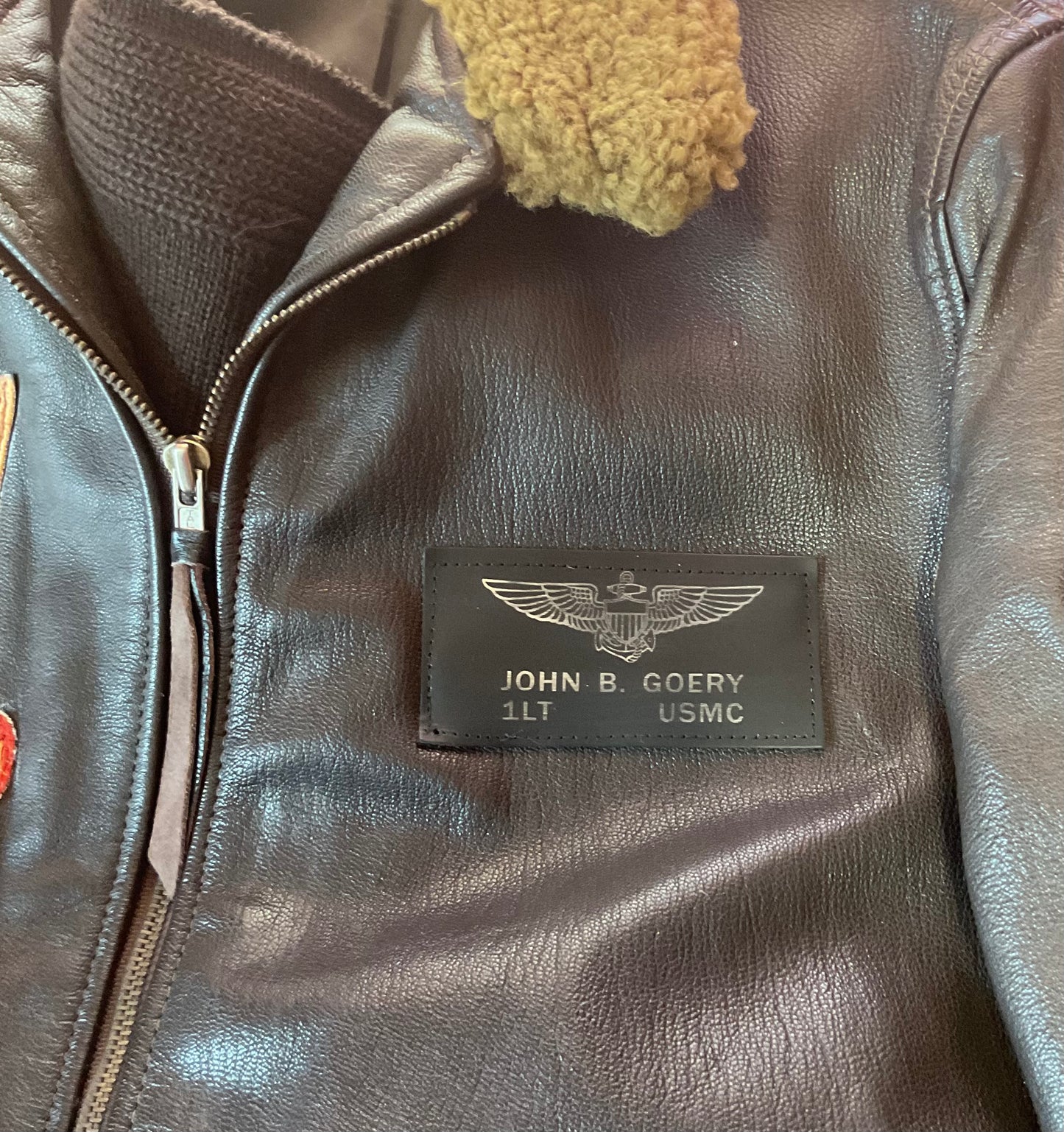 USMC Pilot G-1 Flight Jacket-Authentic and Identified to American Hero