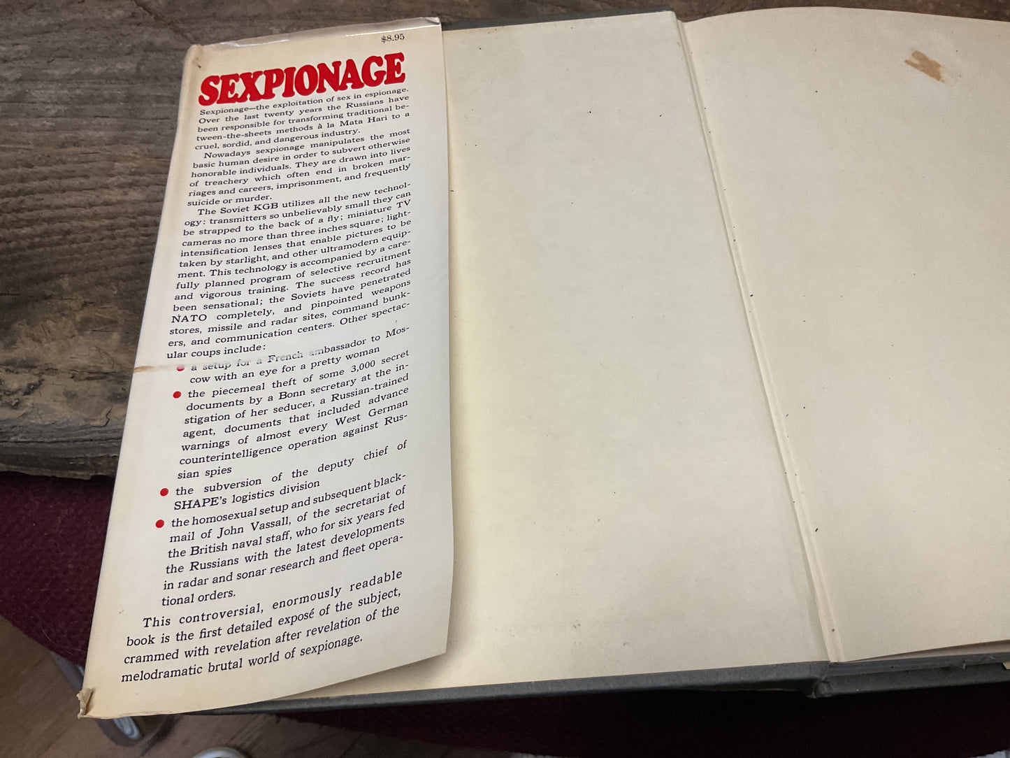 Sexpionage The Exploitation of Sex by Soviet Intelligence