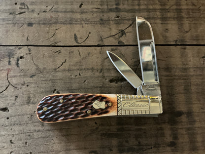 ANK Custom “Classic” Pocket Knife w/ Bone Handle