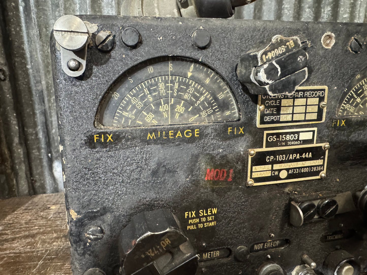 WWII / Early Cold War Aircraft Radar Range Computer