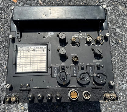 WWII-era U.S. Navy AN/APX-6 Transponder, marked RT-82/APX-6