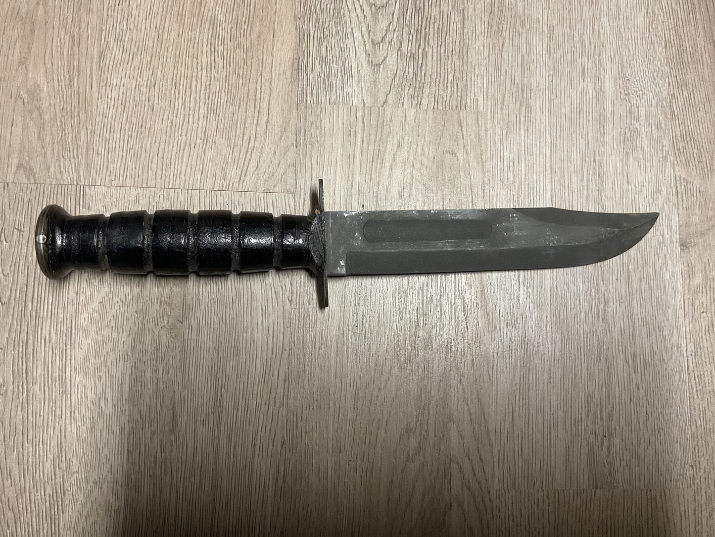 US M3 Trench Knife with Leather Scabbard