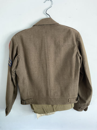 WWII U.S. Army Engineer Special Brigades Service Dress Jacket and Trousers – Sergeant