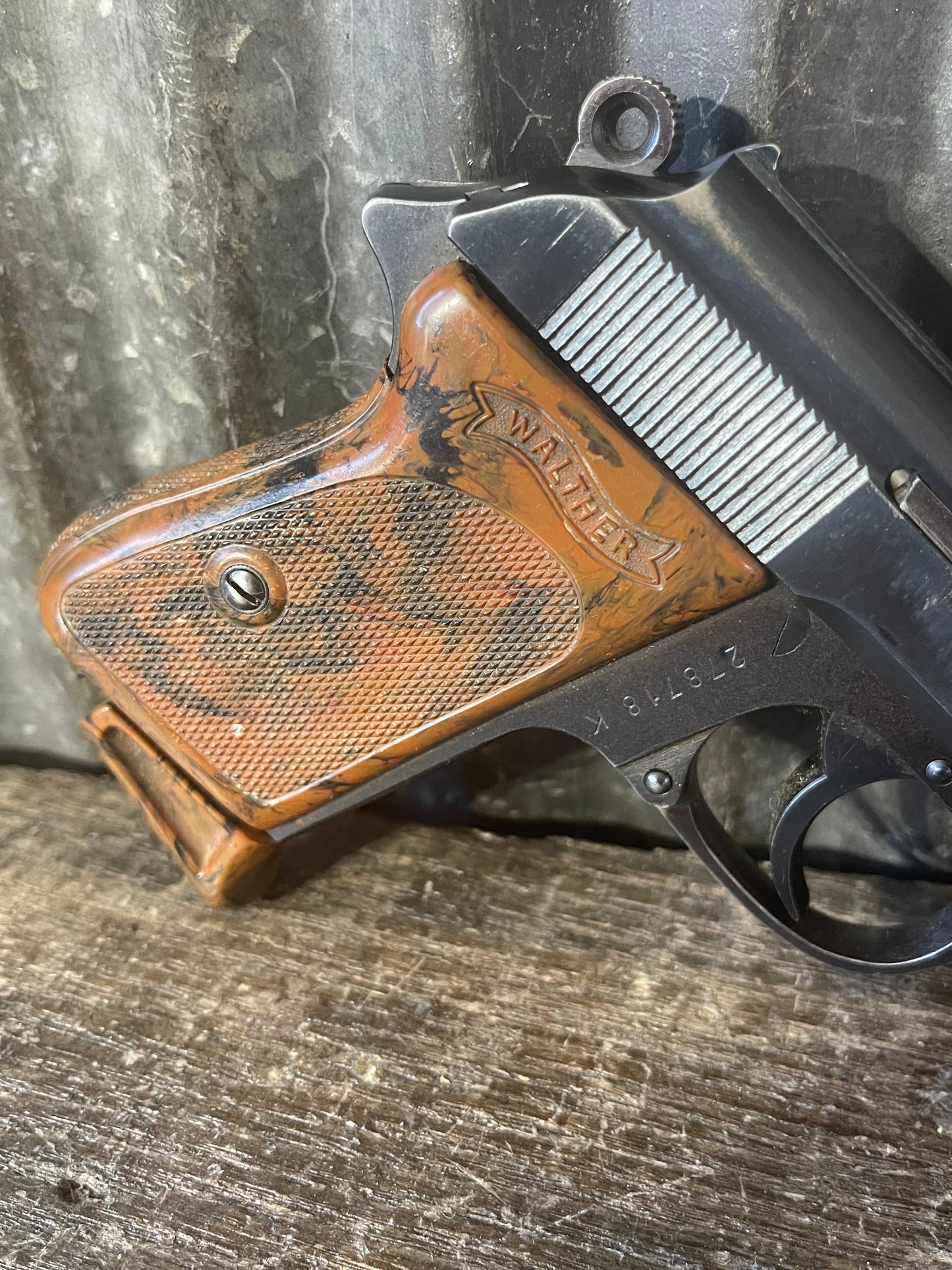 1940 Walther PPK – 7.65mm (.32 ACP) – Early Wartime Commercial – Eagle/N Proofed – WWII Veteran Bring-Back with Papers & GJH Holster