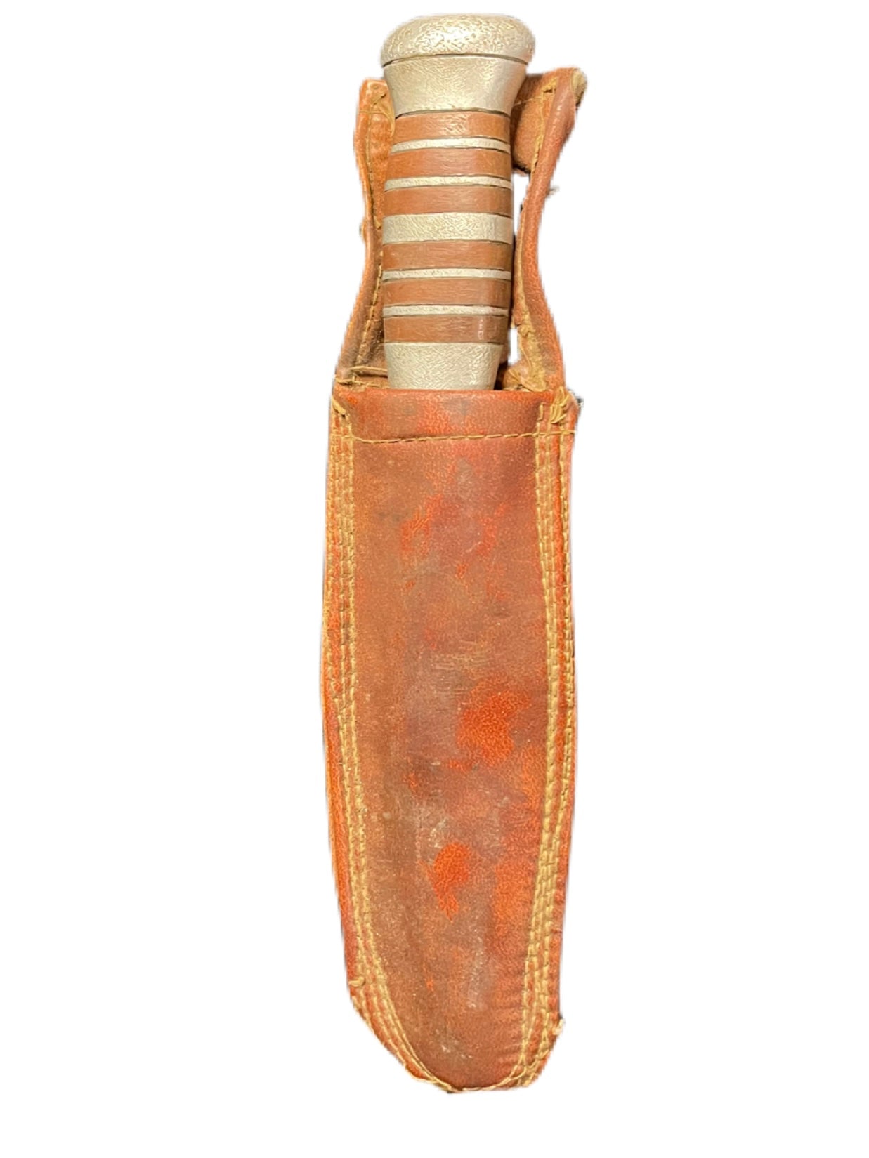 WWII Theater Knife with Leather Sheath