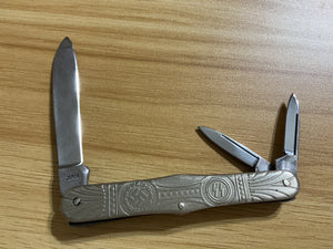 Vintage Japan Made-SS Themed Commemorative Multi-Blade Pocket Knife