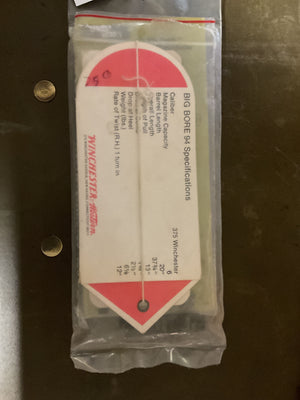 Winchester Hang tag
