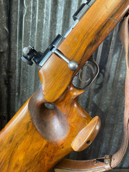 Schultz & Larsen Model 61 Target Rifle – .22 LR – Otterup, Denmark – Full Competition Setup