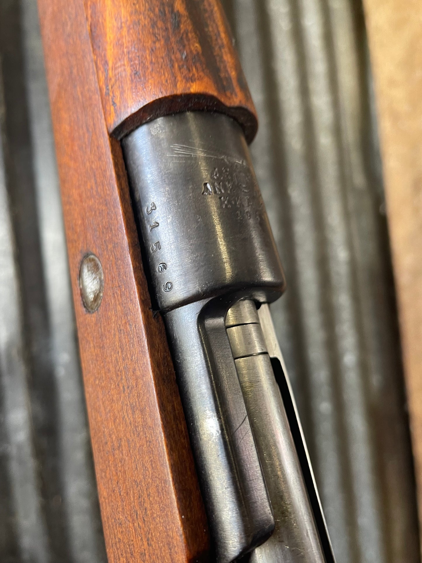 Turkish Mauser Model 1938 8mm Mauser Bolt Action Rifle
