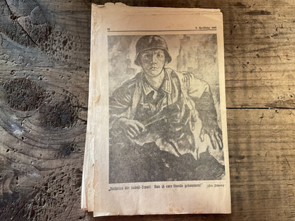 WWII German Propaganda Newspaper-Die O.E. Feldpost-Hitler’s Birthday Issue-2 April 1941 Issue