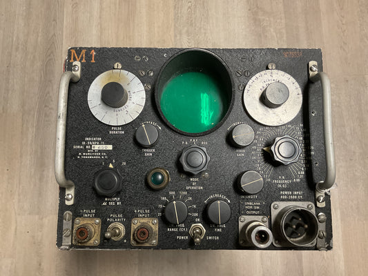 WWII U.S. Navy Air Force’s Radar Indicator Unit-ID-59/APA-11 Wurlitzer CRT Scope