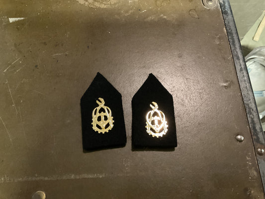 Royal Dutch Engineers Corps Ordinance Collar Tabs