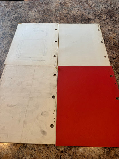 WWII AN/ARA-3 Radar Modulator Manual Set – 4 Books – 1944