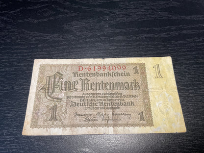 German 1 Retermark 1937
